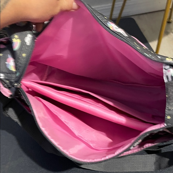 Unicorn Baby Bag - Black and Pink - Picture 5 of 5